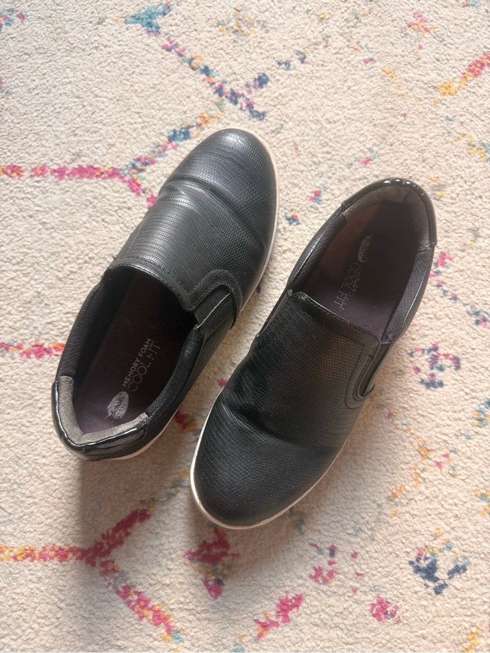Dr. Scholl's Black Slip-On Sneakers